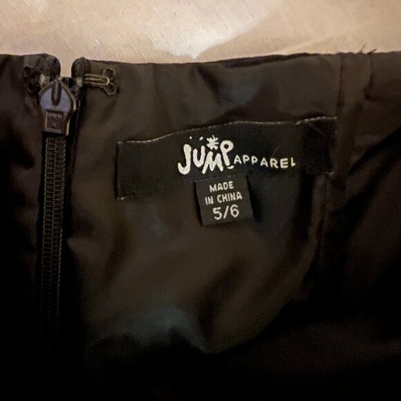 Vintage Jump Apparel Gown Halter Beaded Bodice Black Satin Ball Gown Size 5/6 - Picture 6 of 8